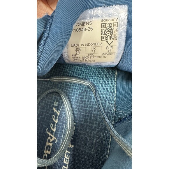 Saucony Womens Guide 13 S10549-25 Aqua Blue Running‎ Shoes Sneakers Size 9.5 - Picture 10 of 10